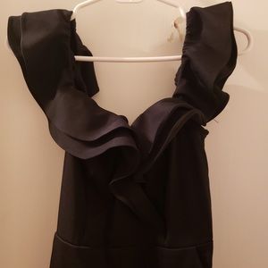 Simplee elegant black jumpsuit size small